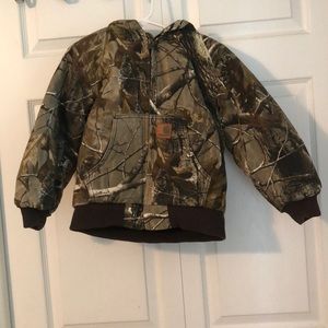 Boys Carhartt $40 FIRM Realtree winter jacket